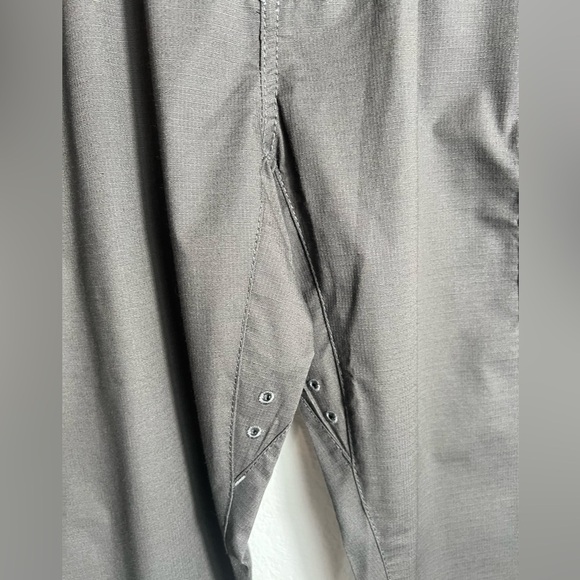 New Prana Double Peak Pants Charcoal Gray 32x32 Mens Standard Fit Tapered Leg - Picture 4 of 10